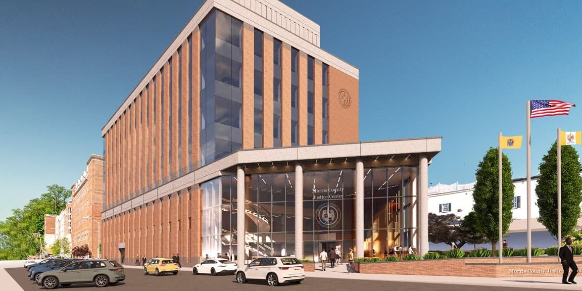 Rendering of the new Morris County Courthouse